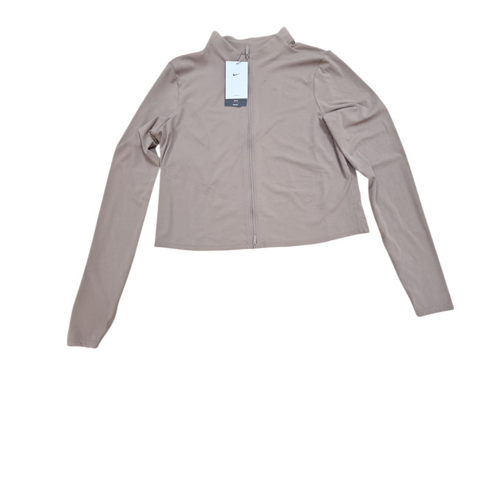 Nike Beige Long Sleeve Zip-Up Jacket